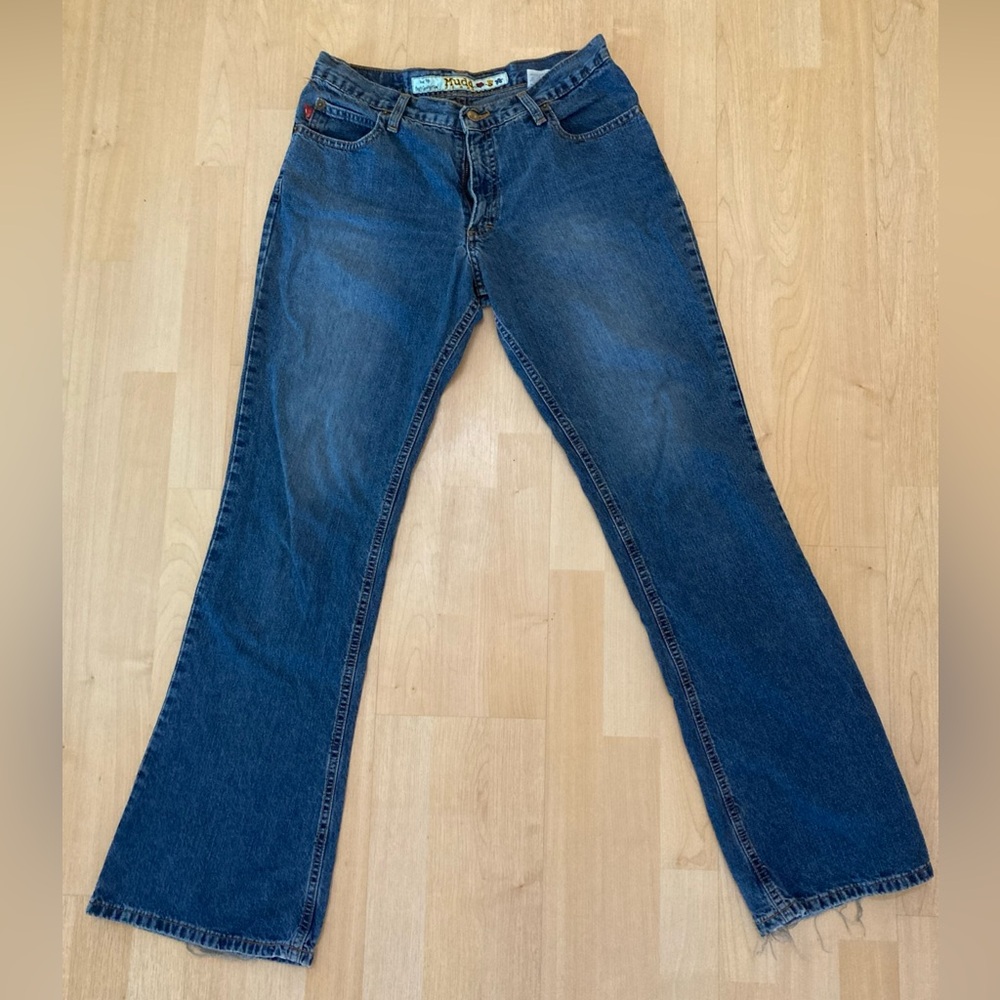 Mudd Blue Flare Wide Leg Jeans